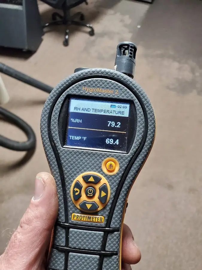 Moisture meter humidity assessment for Mold Remediation & Removal in Bath
